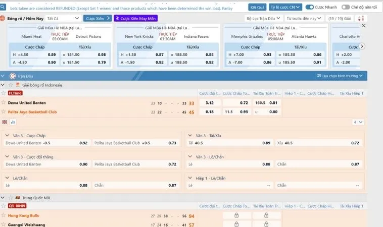 Tìm Hiểu Cá Cược Bóng Rổ 789WIN: Trải Nghiệm Kịch Tính Và Hấp Dẫn 2 Các loại kèo bóng rổ 789WIN