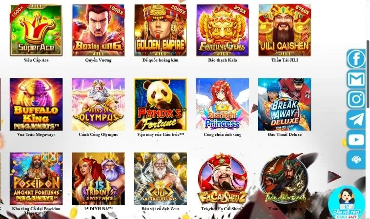 Sảnh game nhanh 789WIN quy tụ nhiều tựa game hấp dẫn