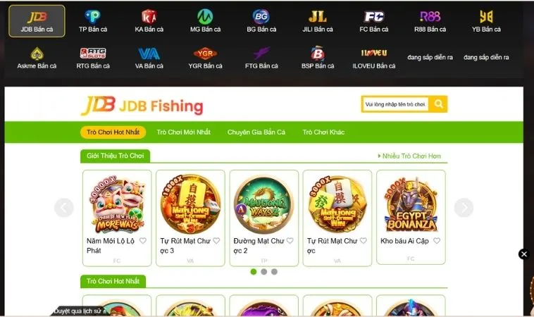 Sảnh bắn cá 789WIN quy tụ nhiều tựa game hấp dẫn