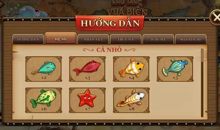 Chi Tiết Cách Chơi Bắn Cá Đại Hải Trình Tại 789WIN Hiệu Quả 2 Các loại cá trong game Bắn Cá Đại Hải Trình tại 789WIN