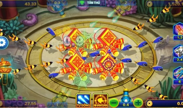 Cách Chơi Bắn Cá Thần Tài 789WIN: Bí Quyết Thắng Lớn 2 Các loại vũ khí trong game Bắn Cá Thần Tài 789WIN