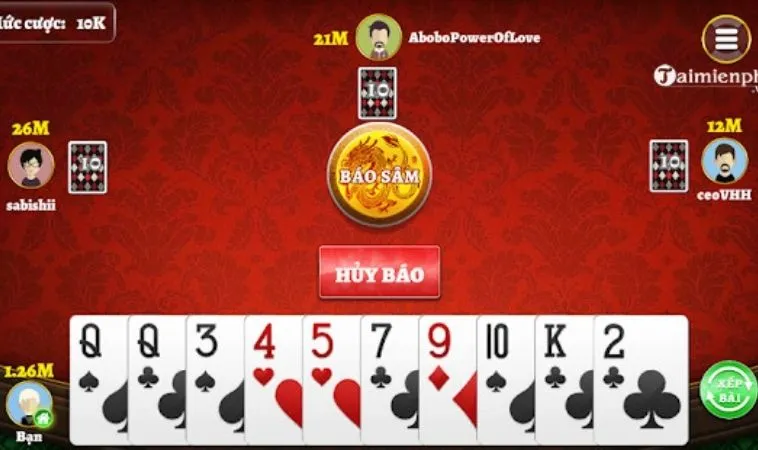 Hướng Dẫn Chơi Sâm Lốc Tại Nhà Cái 789WIN Dành Cho Người Mới 2 Các bước tham gia chơi Sâm Lốc Tại Nhà Cái 789WIN