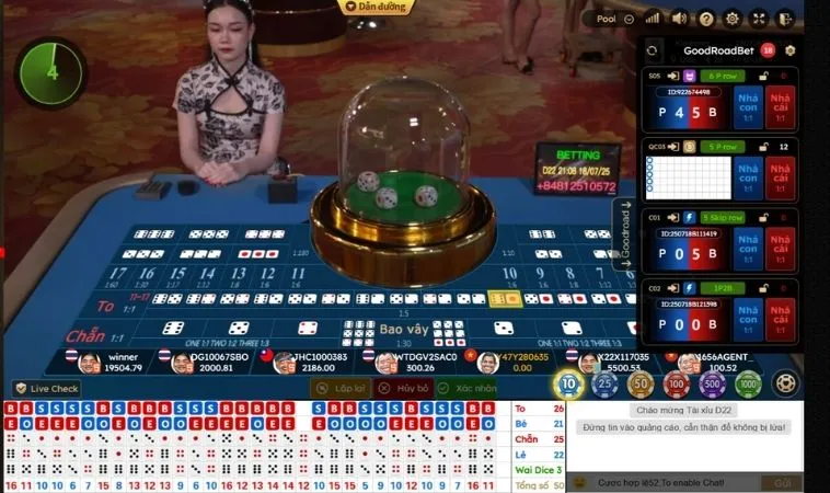 Bí Quyết Chơi Tài Xỉu Tại Nhà Cái 789WIN Để Tăng Cơ Hội Thắng 2 Giao diện chơi Tài Xỉu Tại Nhà Cái 789WIN