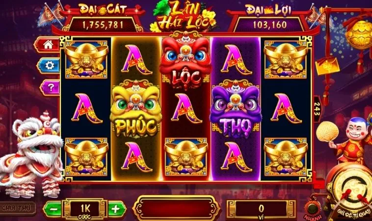 Hướng Dẫn Cách Chơi Nổ Hũ Lân Hái Lộc Tại 789WIN Hiệu Quả Nhất 2 Các biểu tượng trong game nổ hũ Lân Hái Lộc tại 789WIN