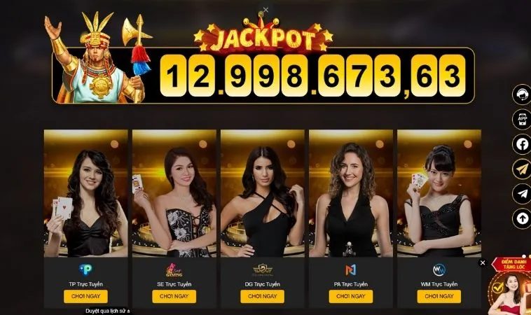 Các nhà cung cấp game live casino uy tín hợp tác với 789WIN
