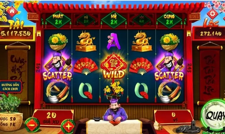 Hướng Dẫn Cách Chơi Nổ Hũ Ông Đồ Tại 789WIN Hiệu Quả Nhất 2 Các biểu tượng trong game nổ hũ Ông Đồ tại 789WIN