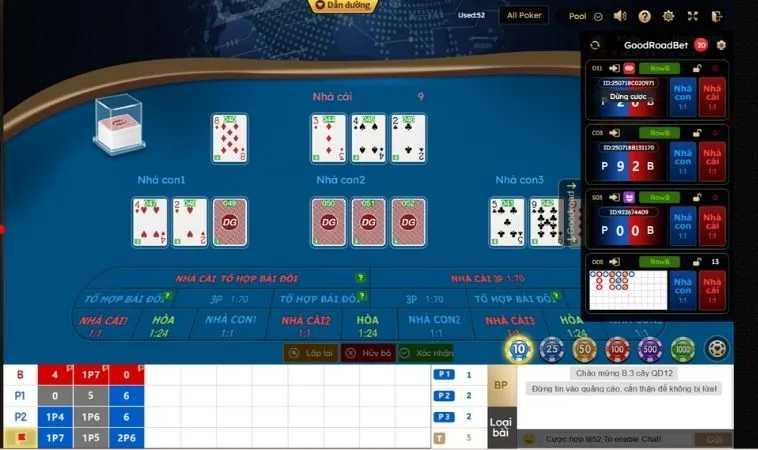 Hướng Dẫn Chơi Xì Tố Tại 789WIN Để Thành Bậc Thầy 2 Bàn chơi Xì Tố tại 789WIN